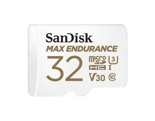 SanDisk microSDHC Card Max Endurance 32GB U3, V30, bis zu 15'000h Full HD/4K