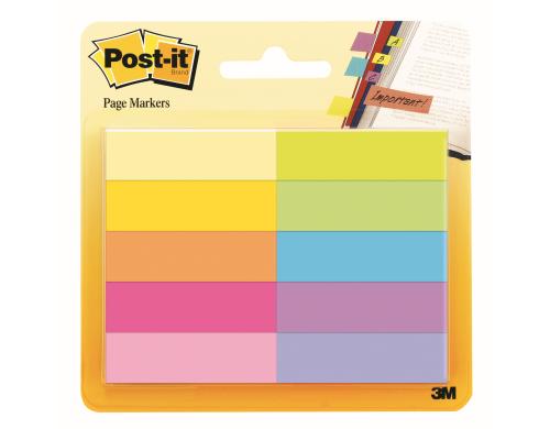 3M Post-it Papiermarker 10 x 50 Streifen  12,7 x 44,4 mm