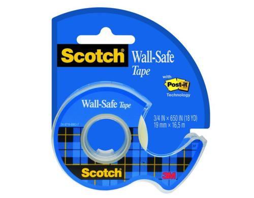 3M Scotch Wall Safe Klebeband 19 mm x 16.5 m, 1 Rolle
