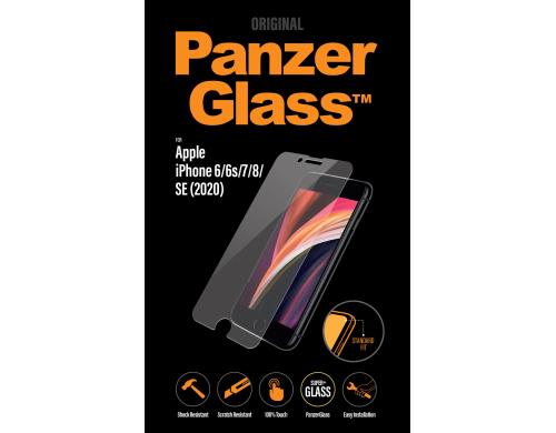 Panzerglass Displayschutz Standart Fit fr iPhone 6/7/8/SE 2020