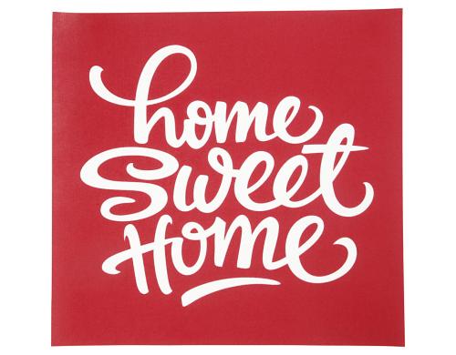 Creativ Company Schablone Siebdruck 20 x 22 cm, home sweet home