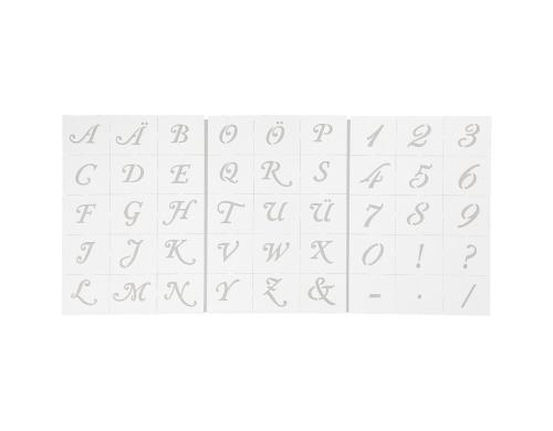 Creativ Company Schablone Buchstaben und Zahlen