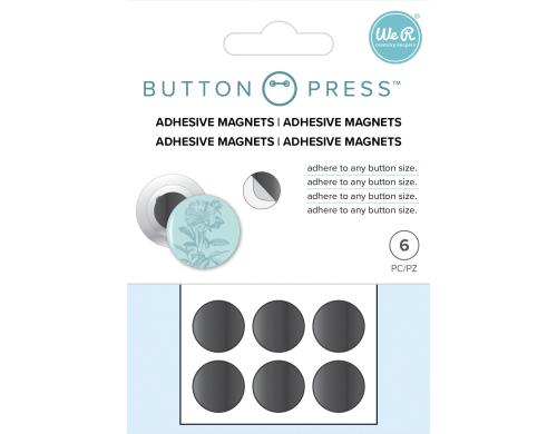 We R Memory Keepers Button Press Magnete, 6 Stck