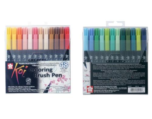Sakura Brush Pen Koi Coloring Color 48er Etui