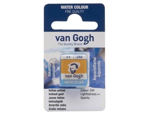 Van Gogh Aquarellfarbe Einzelfarbe Napf 244 10 ml, Farbe Indischgelb, Transparent