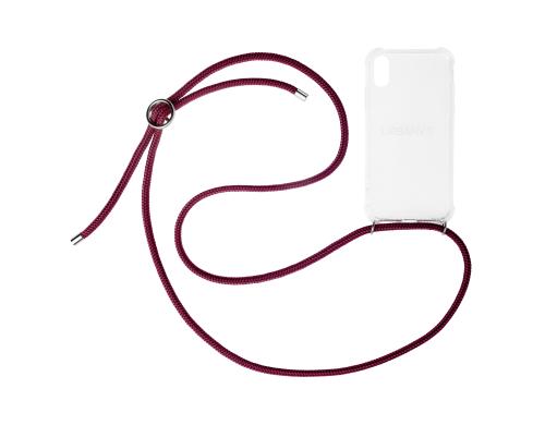 Urbanys Necklace Case Red Wine  m. Ringen fr iPhone XR