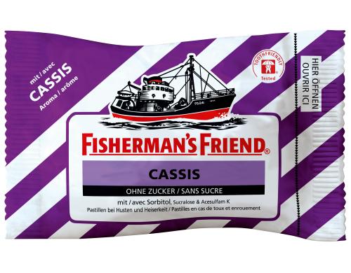 Fishermans Friend Cassis Beutel 25g