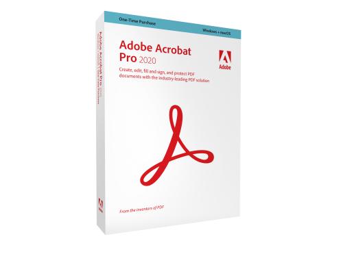 Adobe Acrobat Pro 2020 Windows/Mac Box, Vollversion, Franzsisch