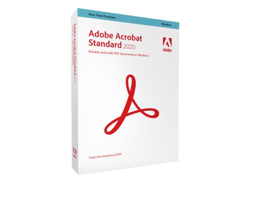 Adobe Acrobat Standard 2020 Windows Box, Vollversion, Franzsisch