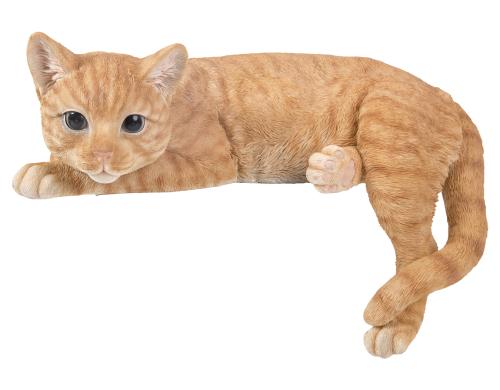 Vivid Arts Katze Ginger liegend, Polyresin 33.5 x 21.7 x 15.5 cm