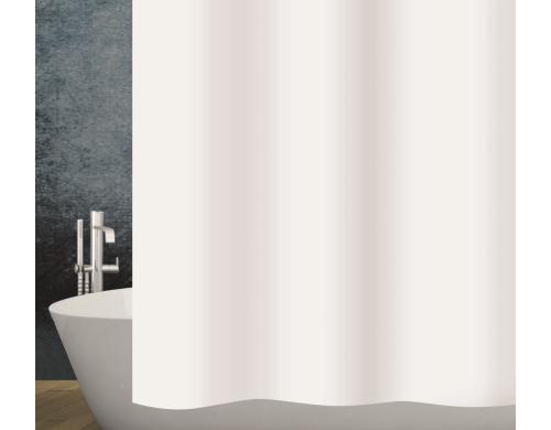 Diaqua Duschvorhang Basic, Weiss Polyester, 180 x 200 cm, waschbar