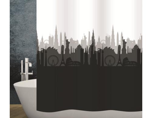 Diaqua Duschvorhang City Polyester, 180 x 200 cm, waschbar