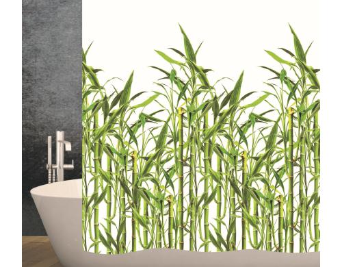 Diaqua Duschvorhang Bamboo Polyester, 180 x 200 cm, waschbar