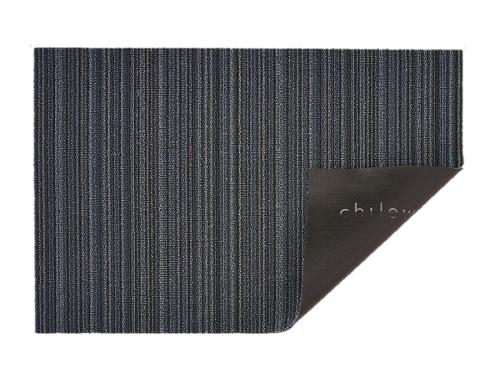 Chilewich Fussmatte Skiny Stripe blue Grsse 61x91cm, rutschfest, indoor/outdoor