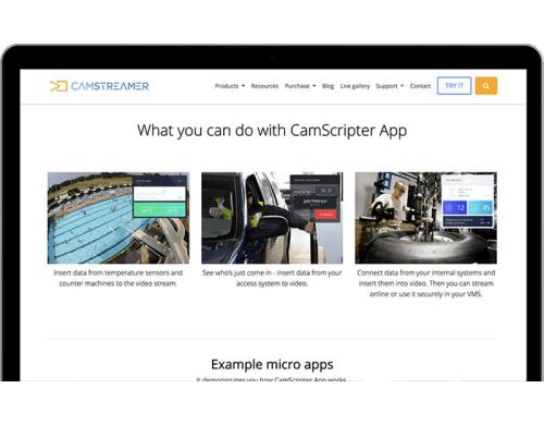 CamStreamer CamScripter App fr AXIS Netzwerkkameras