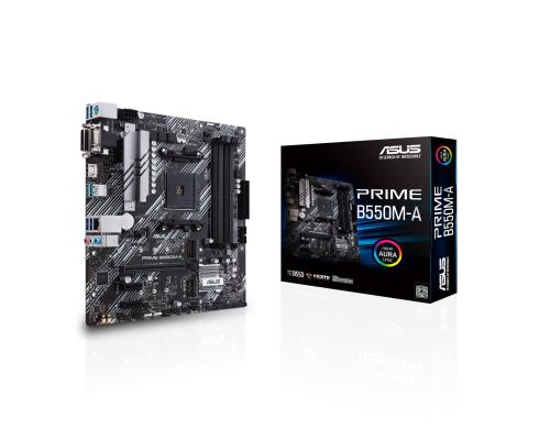 ASUS PRIME B550M-A, mATX, AM4 AMD B550, 4x DDR4, PCI-E 4.0/3.0