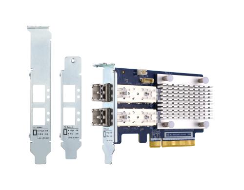 QNAP Fibre Channel Erweiterungskarte Dual-Port 16Gb Gen 5, PCIe-Gen3 x8