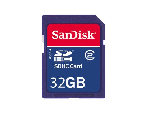 SanDisk SDHC Card 32GB, Class 4 mind. 4MB/sec