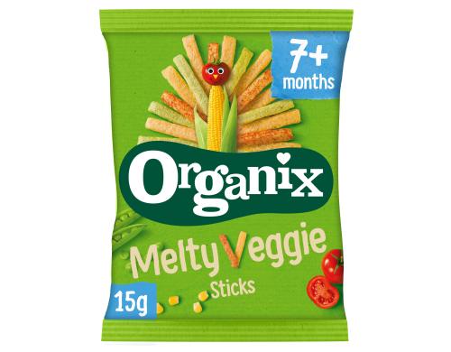 Hero Baby Organix Snacks Veggie Sticks 15g