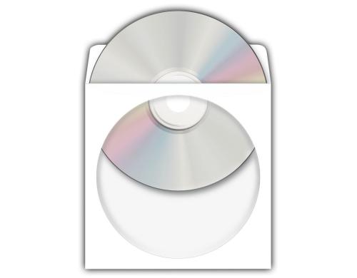 Herma CD/DVD Hllen aus Papier selbstkleb. 100 Stck