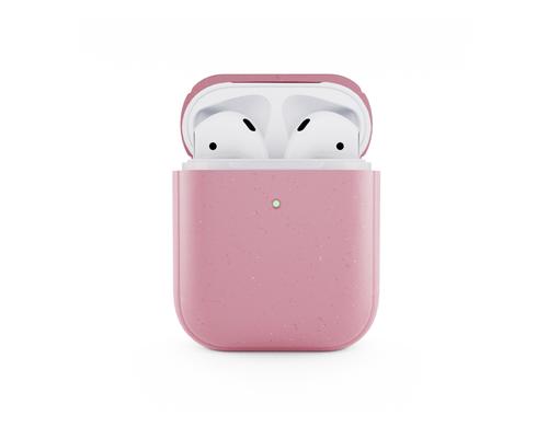 Woodcessories Airpods Case coral pink fr Apple Airpods 1 & 2