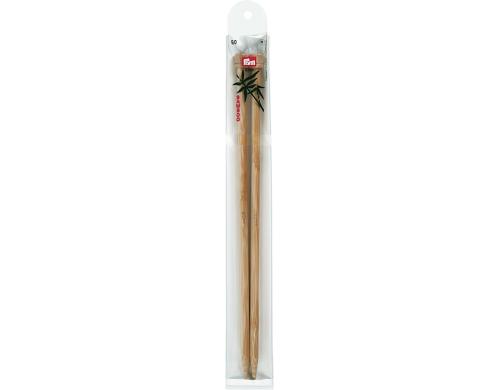 Prym Jackenstricknadeln Bambus 9 mm, 33 cm, Beutel 2 Stck