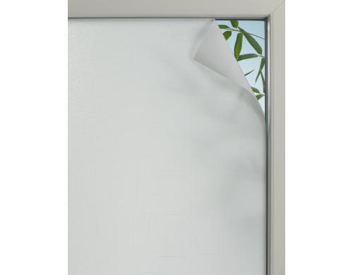 Gardinia Fensterfolie Textile, statisch semitransparent, 45x150 cm, 100% PVC