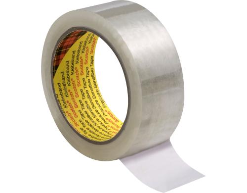 3M Scotch Verpackungsband transparent 50 mm x 66 m, 1 Rolle