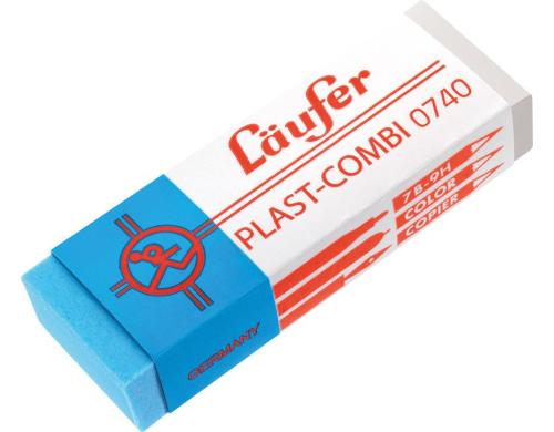 Lufer Radiergummi Plast-Combi 0740 Kunstoff, 46x20x9 mm, 1 Stck