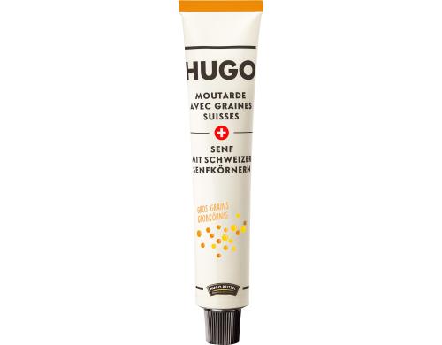 Schweizer Senf grobkrnig Hugo 100g
