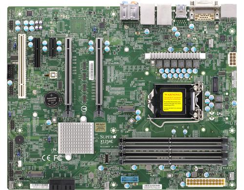 Supermicro X12SAE: LGA1200 i3-i9Core 10th Intel W480, 4xDDR4, PCIe