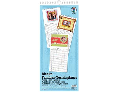 Ursus Bastelkalender Familienplaner Dauerkalender, Grsse 23 x 49 cm