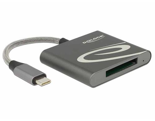 Delock 91746 Card Reader USB Type-C 1 x SuperSpeed USB/ 1 x XQD 2.0 Slot
