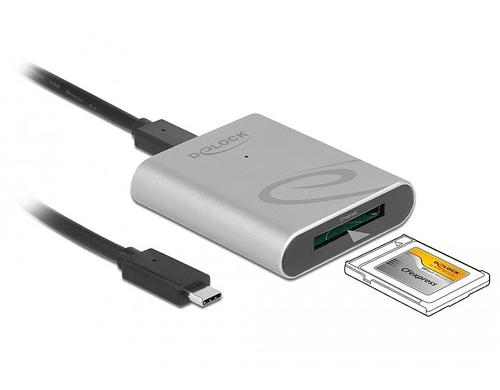 Delock USB Type-C Card Reader fr CFexpress Aluminium Gehuse