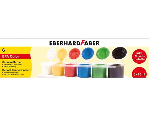 Eberhard F. Schulmalfarben Set 6 x 25 ml