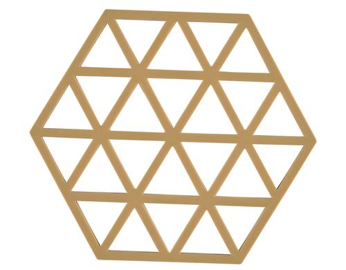 Zone Topfuntersetzer Triangles Khaki Grsse 16 x 14 x 0,9 cm, Silikon
