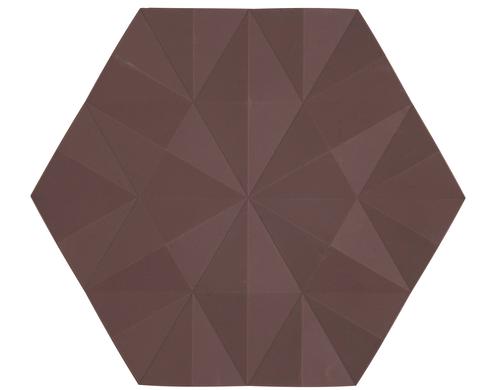 Zone Topfuntersetzer Ori Chocolate Facet Grsse 16 x 14 x 0,8 cm, Silikon