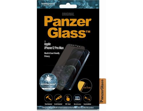 Panzerglass Displayschutz CF, Privacy, AB fr iPhone 12 Pro Max