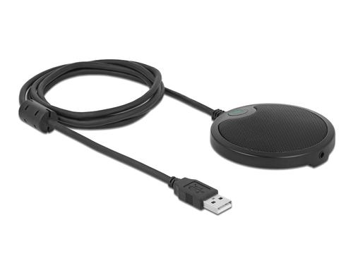 Delock USB Kondensator Konferenz Mic. Omnidirektional, 1.5m Kabel