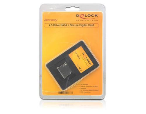 DeLock 91673 IDE zu 1xSD Adapter, 2.5 Card Reader Laufwerk SATA