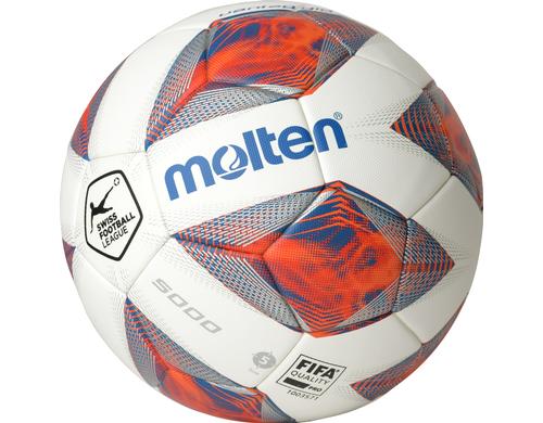 Molten SFL OFFICIAL BALL (F5A5000-SF) 5, Blau / Orange / Weiss