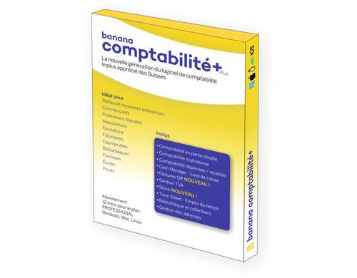 Banana Comptabilit Plus Box, Jahreslizenz, Win, MAC, Linux, Franz.