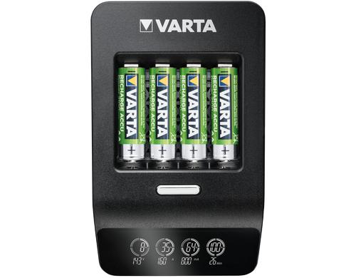 VARTA LCD Ultra Fast Charger+ inkl. 4x AA, 2400mAh