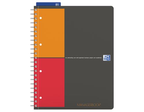 Oxford Managerbook 80g/qm, A4+, 80 Seiten, liniert 6mm