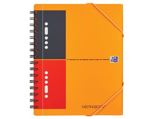 Oxford Meetingbook 80g/qm, A5+, 80 Seiten, liniert 6mm