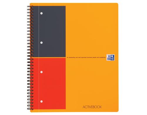 Oxford Activebook 80g/qm, A4+, 80 Seiten, liniert 6mm