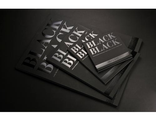 Fabriano Knstlerpapier Black Black 20x20 300g/m2, 20 Bl, 20 x 20 cm