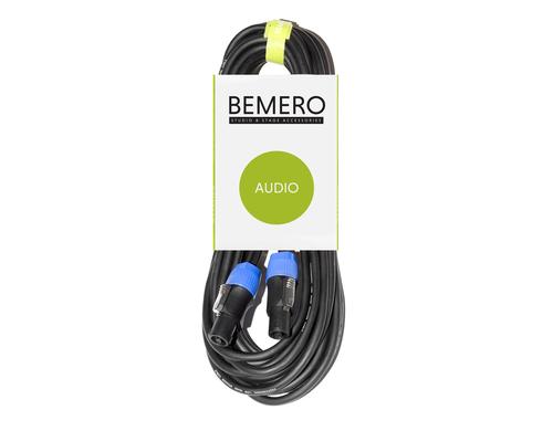 Bemero BSC2929-1000BK SpeakON Kabel 10m Lautsprecherkabel 2x1.5mm2, schwarz