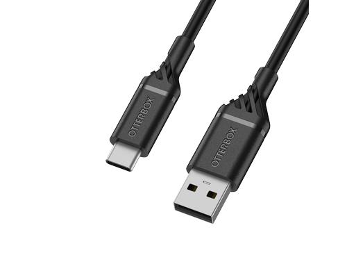 Otterbox USB-A zu USB-C Kabel 1 Meter, schwarz