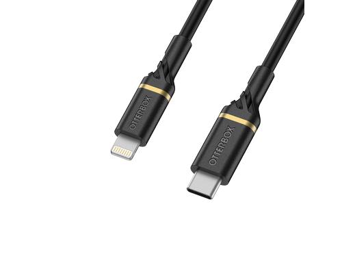 Otterbox USB-C zu Lightning Kabel Fast Char 1 Meter, schwarz, Power Delivery